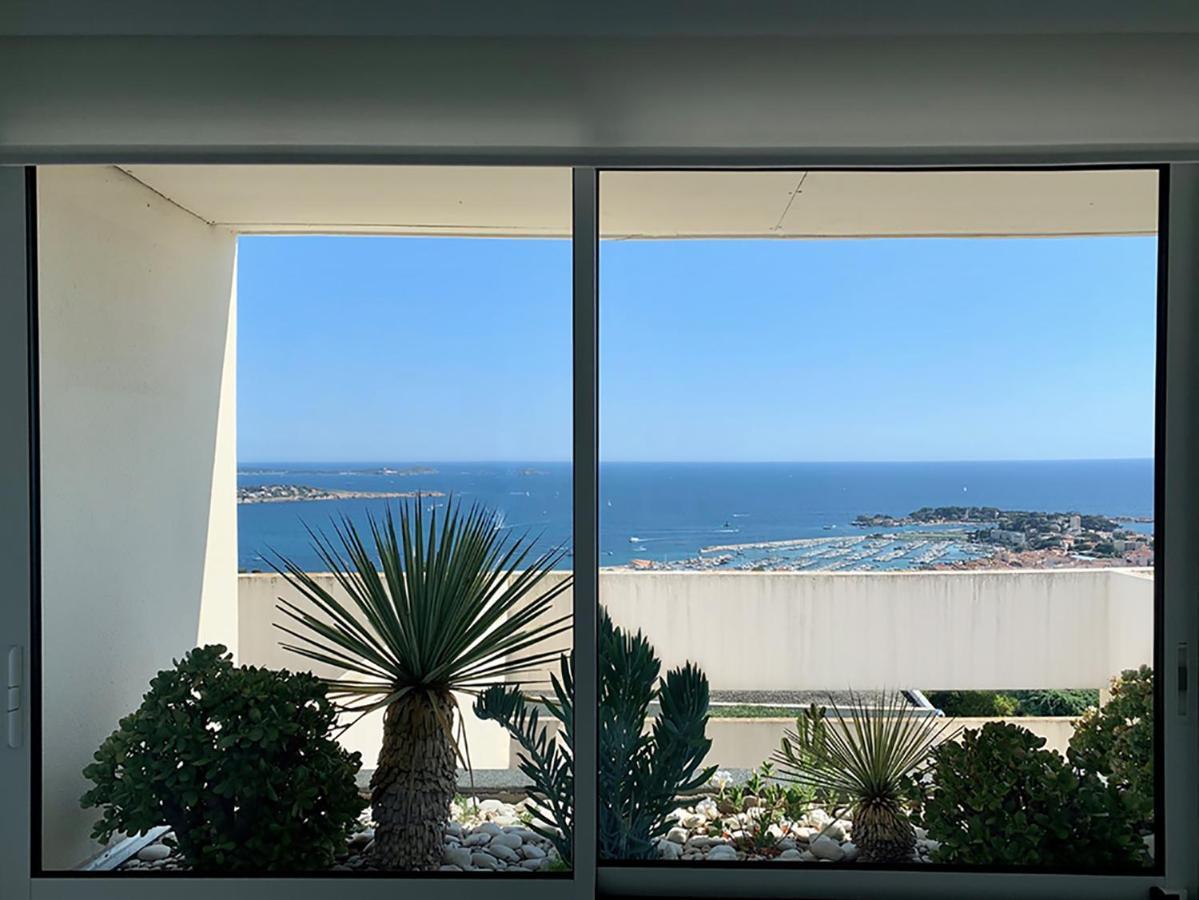 Design Apartment - Pool, Large Terrace And Panoramic Views Of Mediterranean Bandol Extérieur photo